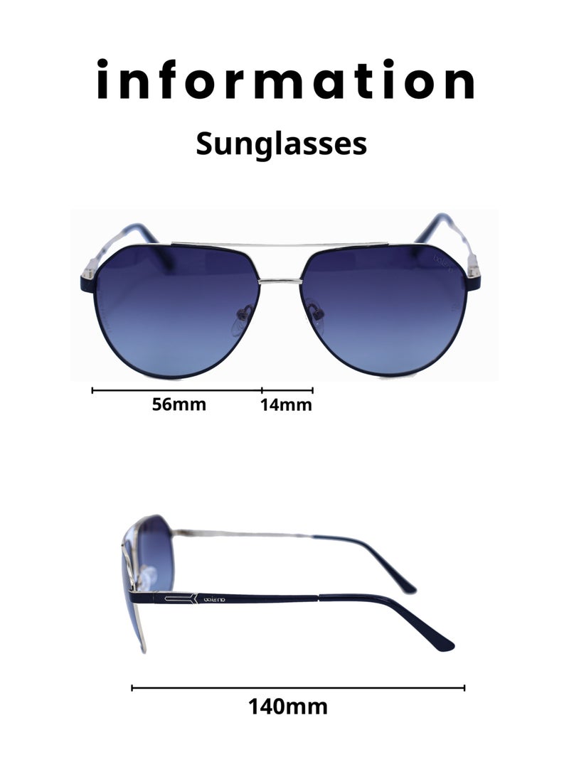 Baleno - "Aviator Sunglasses with Polarized UV Protection Lenses – Lightweight, Durable Metal Frame for Men & Women, Perfect for Driving, Travel, and Outdoor Activities" - Image 1