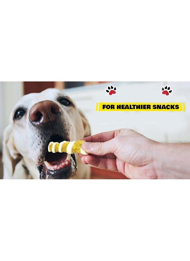 Sage Square Dog Spiral Munchy Rawhide Chicken And Mutton Flavours Chew Sticks For Dogs And Puppies (Pack Of 200Gm)  - Image 2