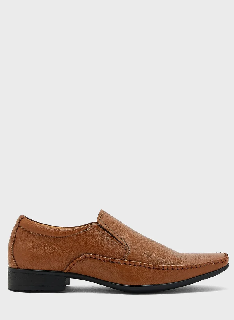 Robert Wood Genuine Leather Formal Slip Ons