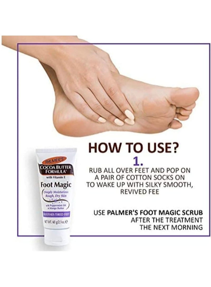 بالمرز مرطب القدم بتركيبة الكاكاو والزبدة - 60 جم - Image 3