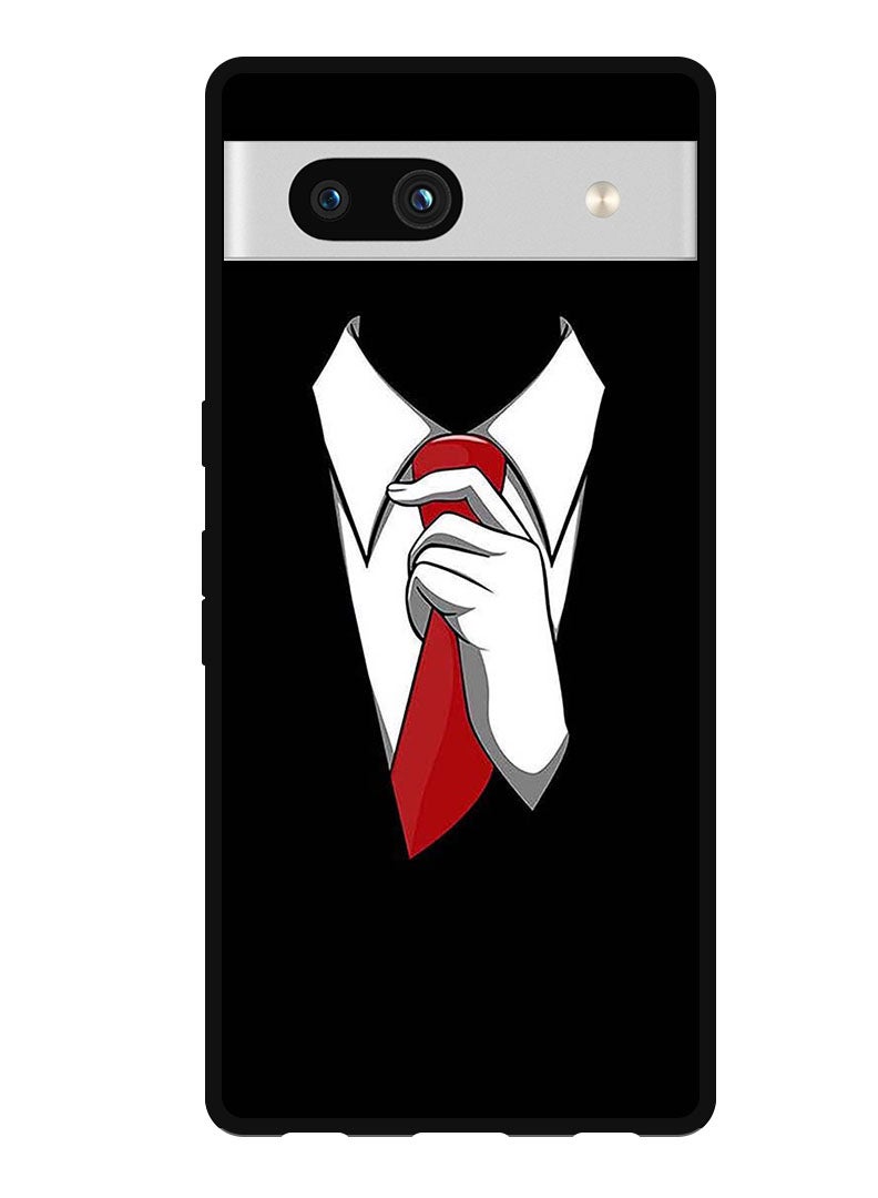 Theodor Protective Case Anti Scratch Shock Proof Bumper Cover For Google Pixel 7a Men Suit - Image 1