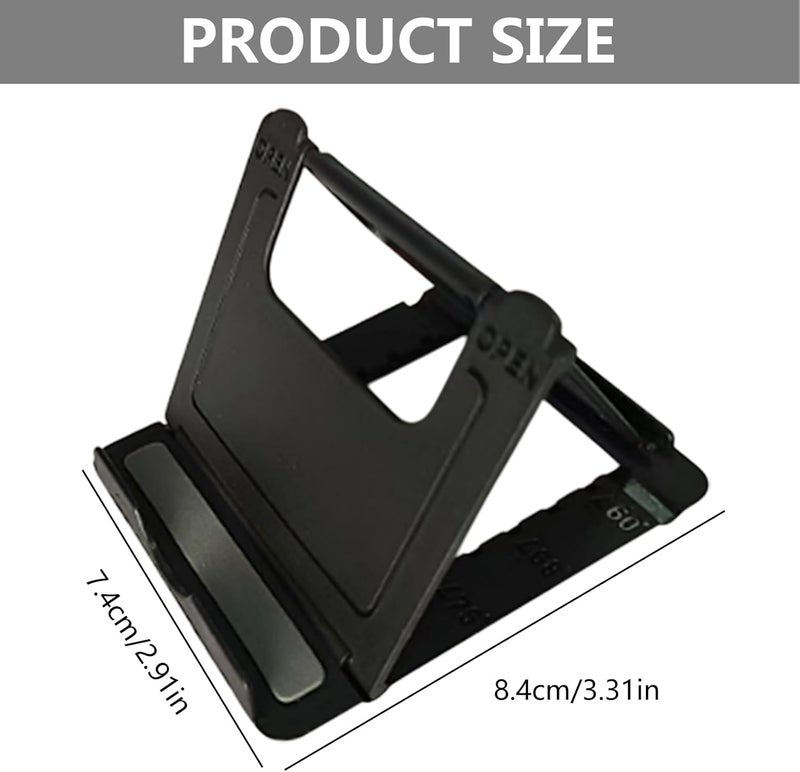 Cellphone Holder Foldable Stand for Phone Tablet Portable Multiple Angles Adjustable Tabletop Phone Multiple Purpose Stand - Image 4