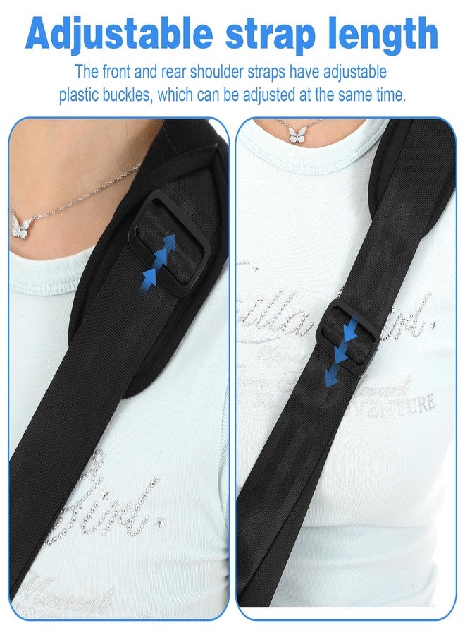 Ymapinc Arm Sling for Shoulder Injury, Arm Brace Support for Wrist Injury, Rotator Cuff with Elbow Support (Black) - Image 3