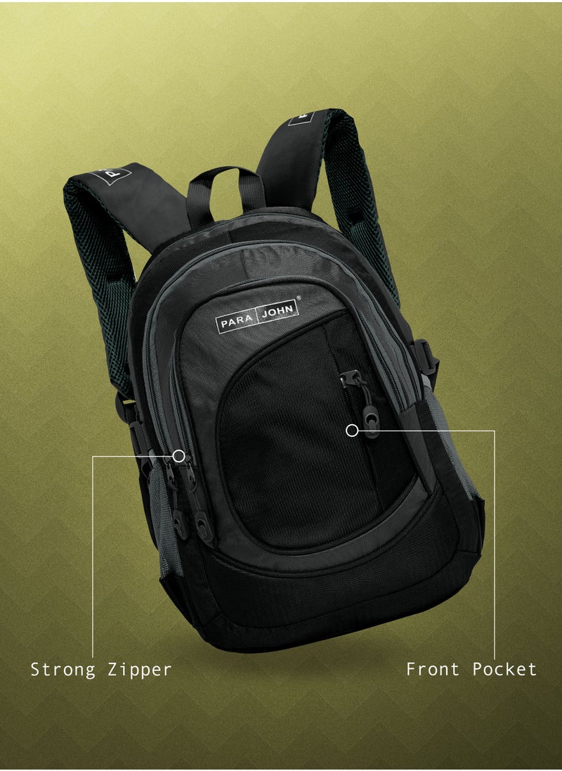 PARAJOHN Classic Students School Backpack Black  - Image 2
