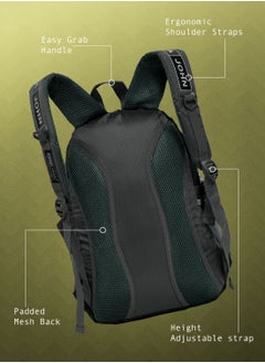 PARAJOHN Classic Students School Backpack Black  - Image 4