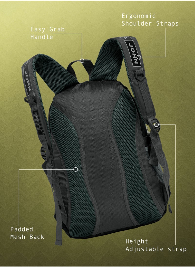PARAJOHN Classic Students School Backpack Black  - Image 4