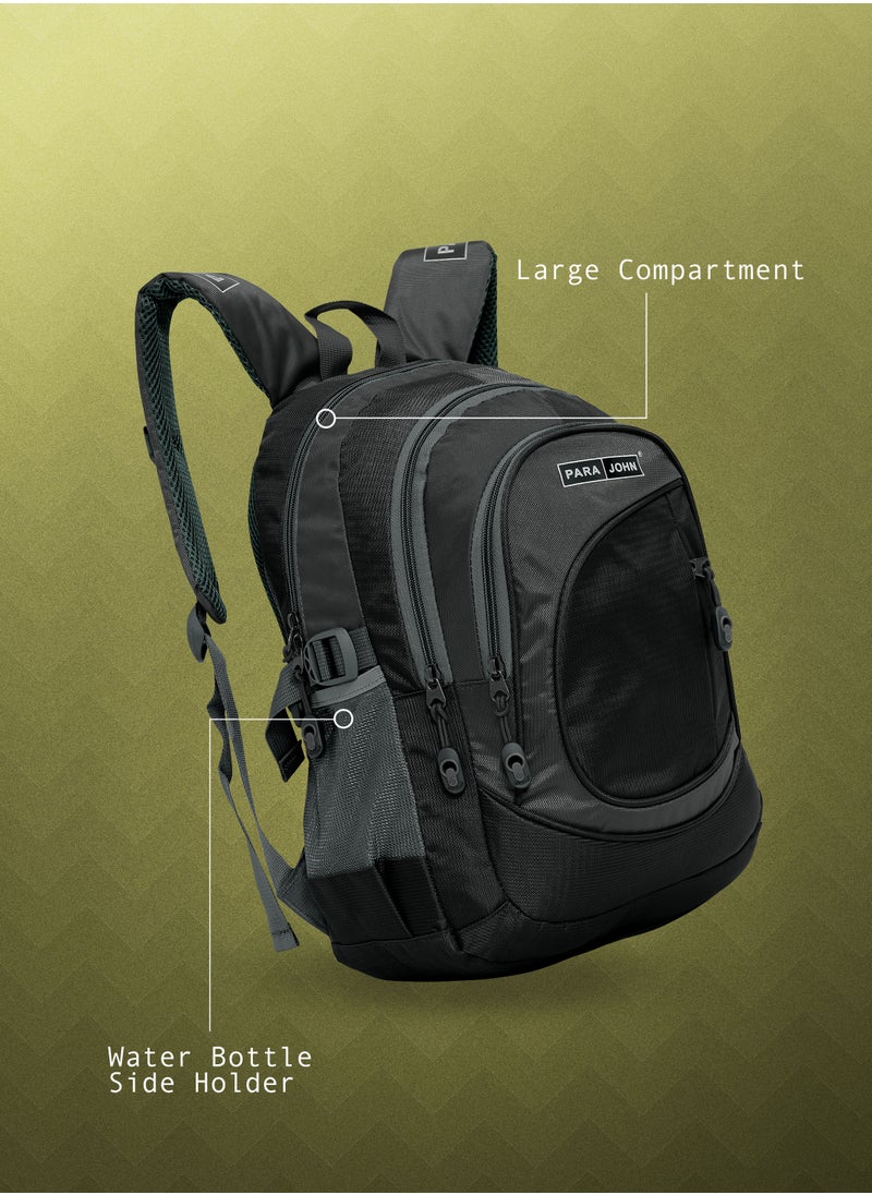 PARAJOHN Classic Students School Backpack Black  - Image 3