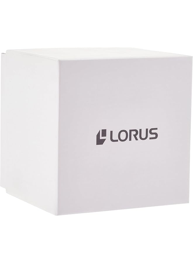 لوراس ساعة كوارتز تناظرية من الفولاذ المقاوم للصدأ بمينا أشعة الشمس باللون الوردي الفاتح للنساء RG277SX9 - Image 4