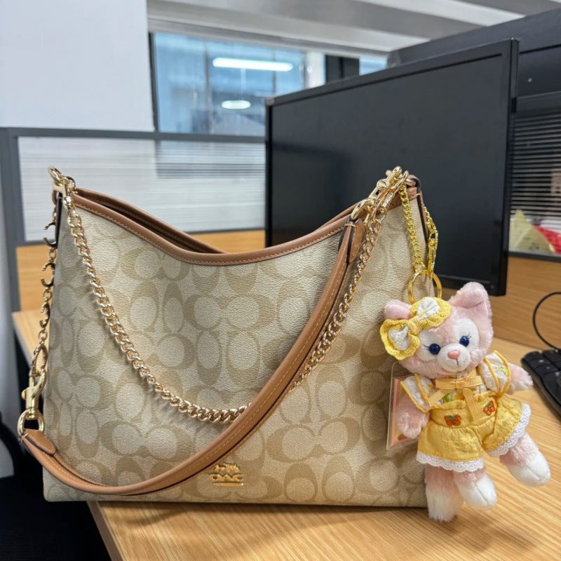 Supply Kojia Laurel Presbyopic Armpit Hobo Bag Zipper Large Capacity Mommy Tote New Commuter Bag - Image 1