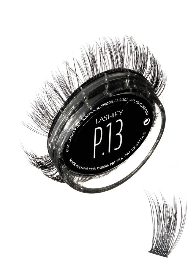 Lashify Plushy 13mm Gossamer Lashes in Black, Easy DIY False Lashes for a Voluminous Yet Still Natural Look - Image 1