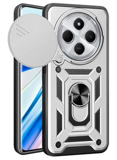 Generic Shield Full Protection Case With Metal Ring &Slide Camera Cover For redmi 14c case 