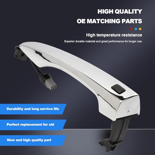 Gaogsiy Exterior Door Handle Front Left Driver Side fits Tucson 2016 2017 2018 2019 Replaces 82651D3710 82651-D3710 with Sensor and Smart Keyless Entry System - Image 2