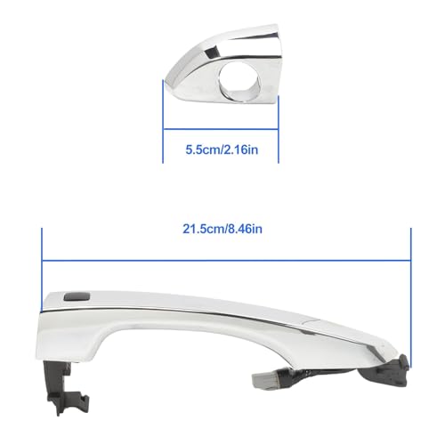 Gaogsiy Exterior Door Handle Front Left Driver Side fits Tucson 2016 2017 2018 2019 Replaces 82651D3710 82651-D3710 with Sensor and Smart Keyless Entry System - Image 4