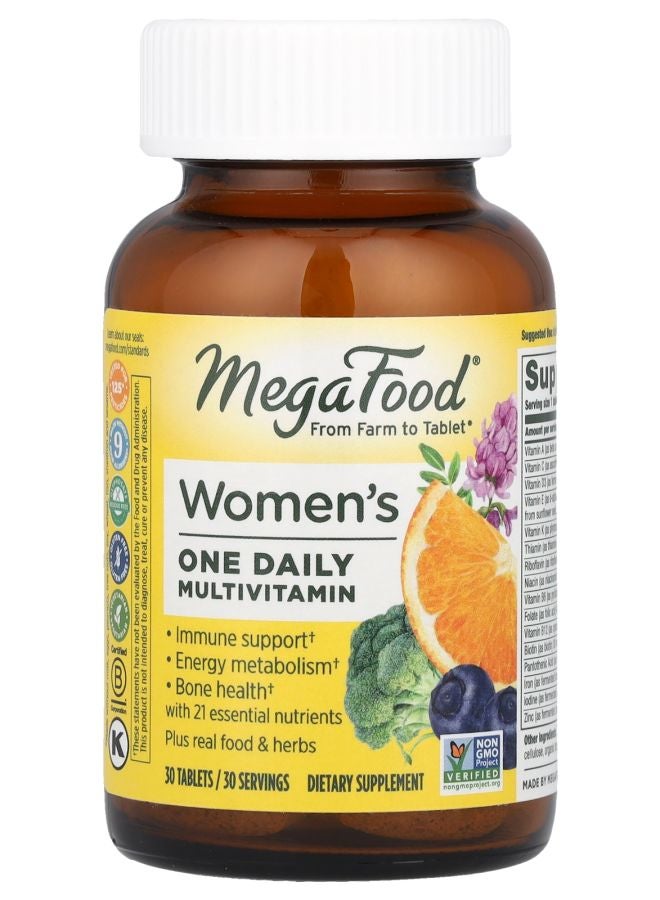 MegaFood Women’s One Daily Multivitamin 30 Tablets
