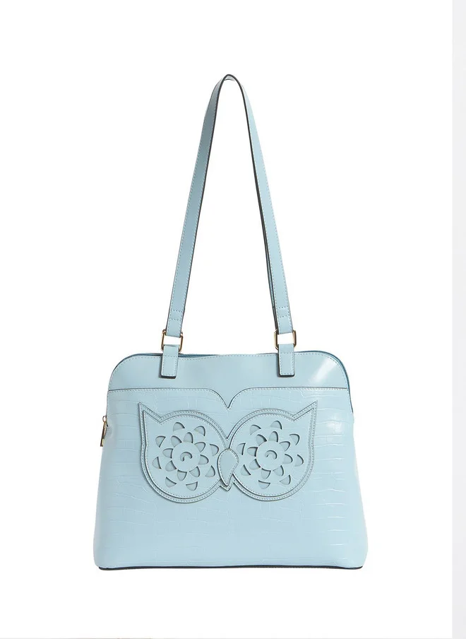 Chumbak Hoot Classic Mascot Shoulder Bag - Blue