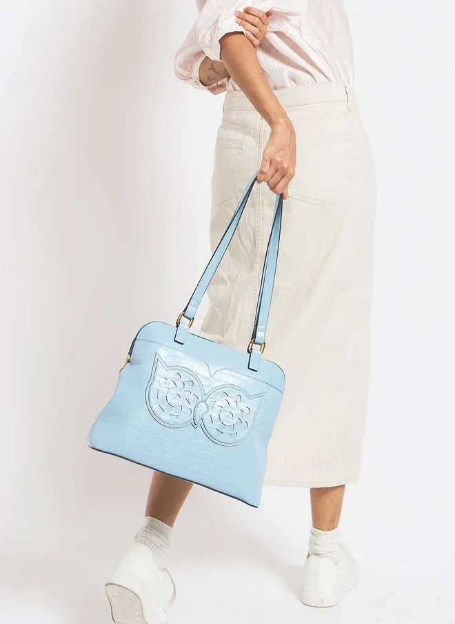 Chumbak Hoot Classic Mascot Shoulder Bag - Blue
