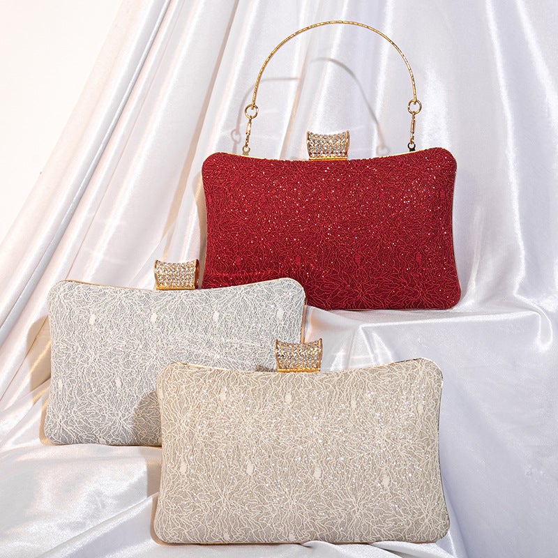 Evening Bag Lace Sequins Fashion Banquet Women'S Bag Cheongsam Handbag Elegant Women'S Bag Shoulder Crossbody Bag - Image 5