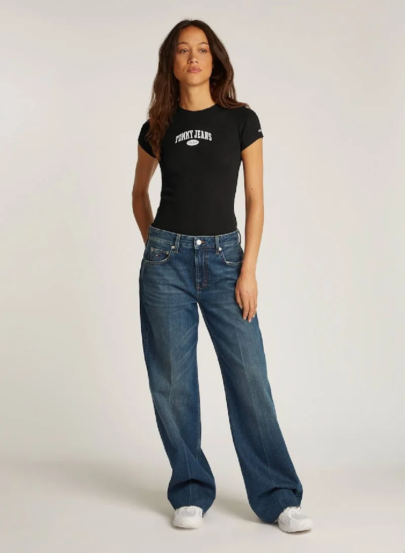 TOMMY JEANS Slim Ribbed T-shirt