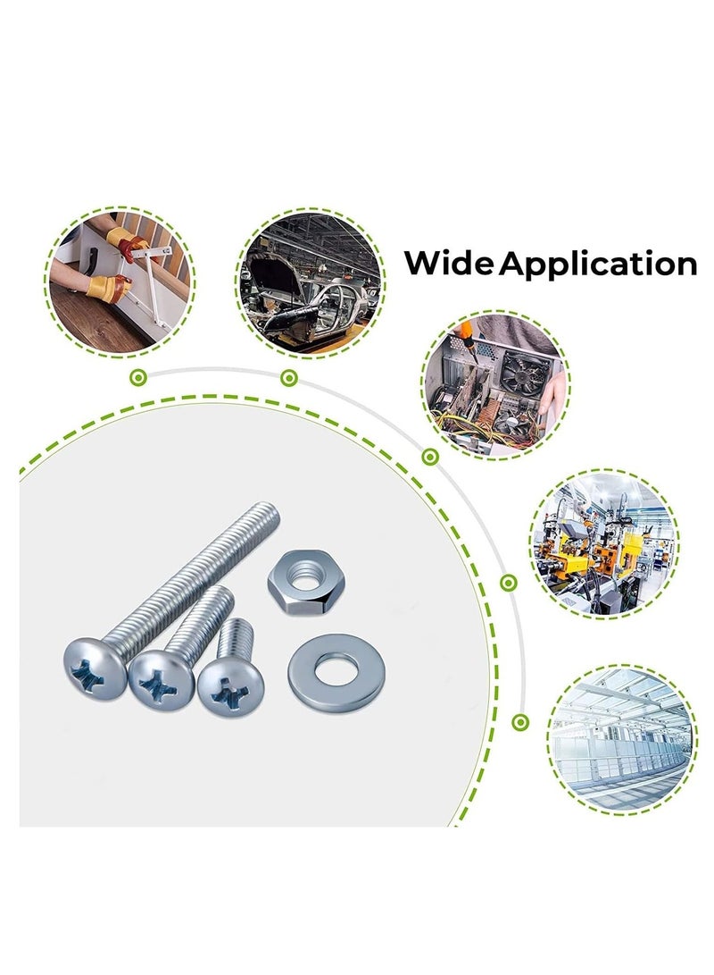 RACO Machine Screws/Bolts Stainless Steel Round Head Phillips Screws Muliti Purpose Use (5, 4BAX25) - Image 3