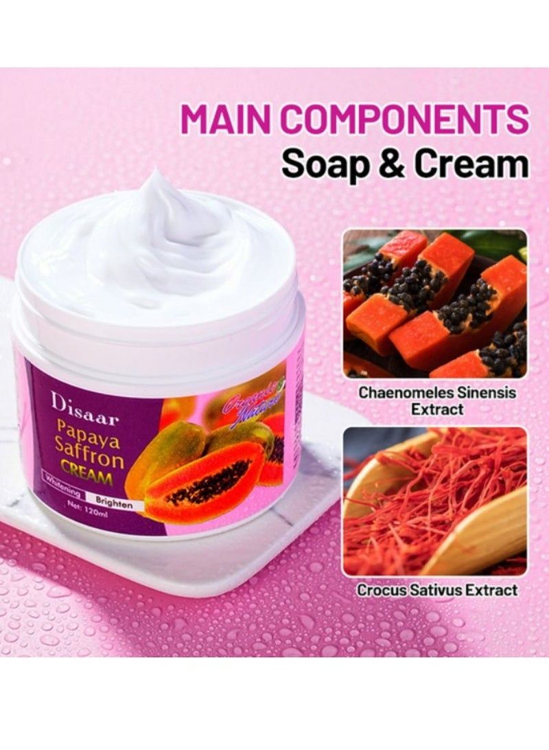 ديسار كريم ترطيب بيوتي مضاد للأكسدة ومضاد للشيخوخة والبابايا والزعفران ويستعيد حيوية البشرة ومضاد للتجاعيد 120 مل - Image 3