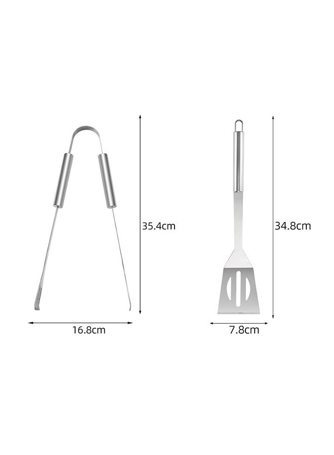 BBQ Tools Set with Storage Bag, Extra Thick Stainless Steel Grill Tool, BBQ Tools, BBQ Utensils - Image 5