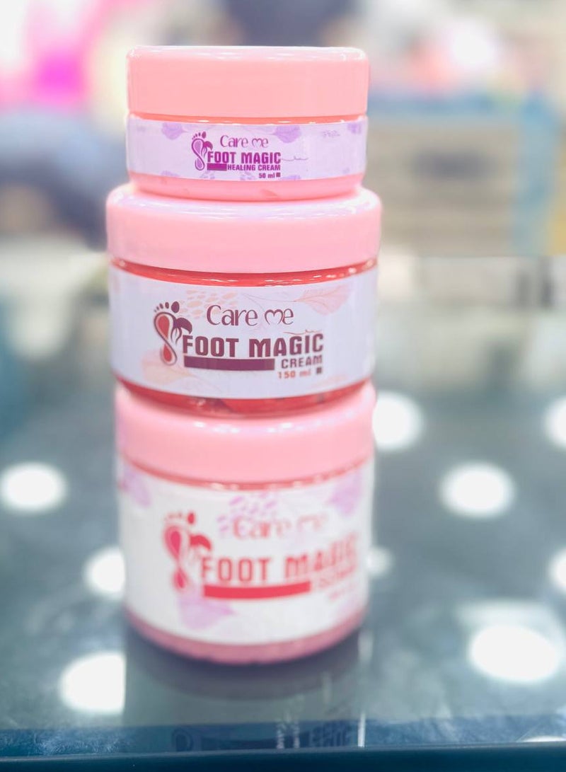 Foot Magic Pedicure Set - 3 Pieces (250ml, 150ml, and 50ml) | A Complete Spa at Home - Image 2