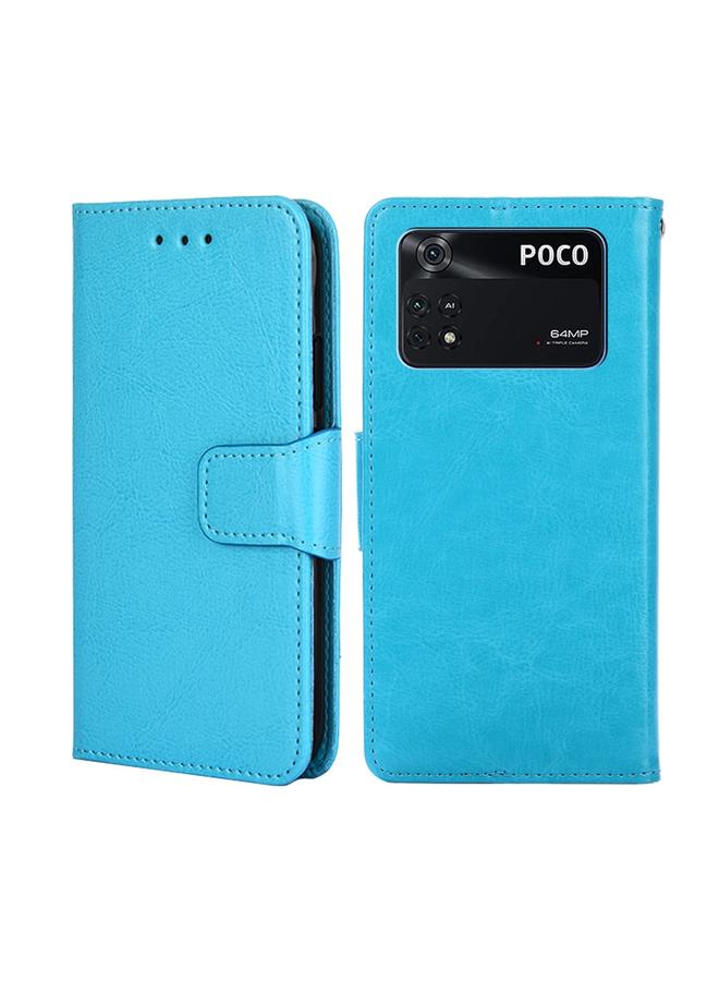 The Bros Case For Xiaomi Poco M4 Pro Crystal Texture Leather Phone Case