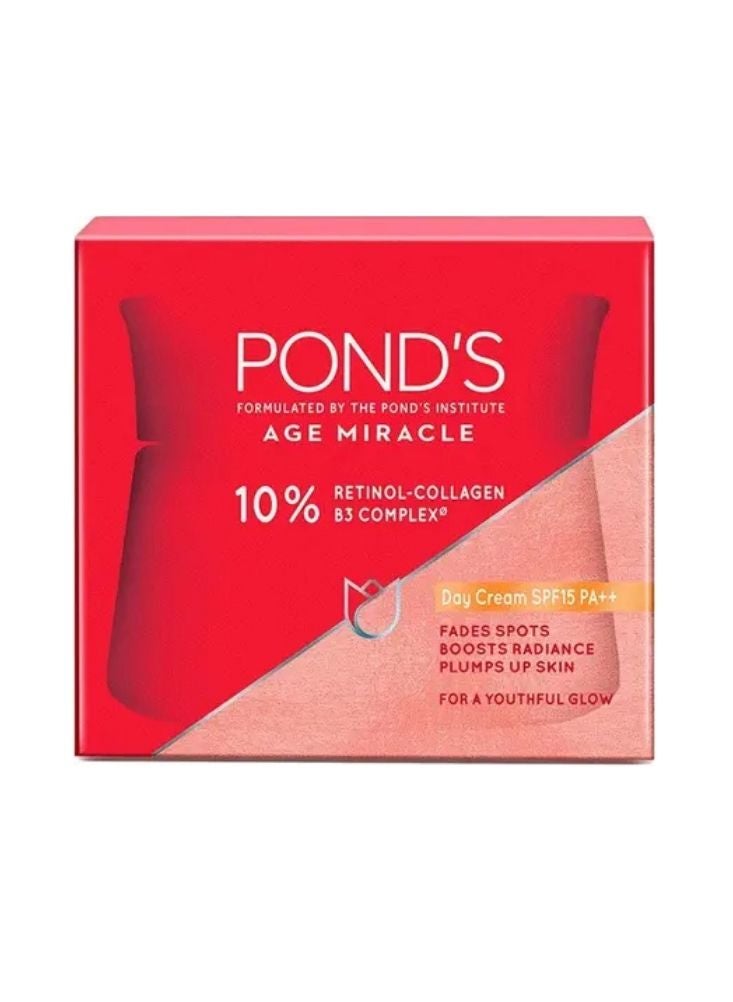 بوندز كريم بوندز إيج ميراكل النهاري – مركب الريتينول والكولاجين باء ثلاثة المضاد للشيخوخة بعامل حماية من الشمس خمسة عشر (خمسون غرامًا). - Image 2