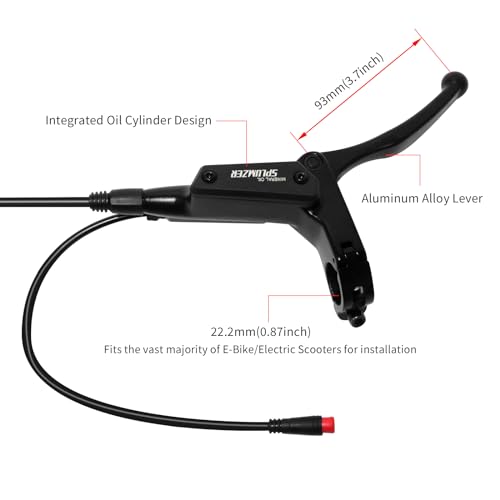 ZTZ 4Piston eBike Hydraulic Brake Set2PIN PowerOff Hydraulic Disc Brake for EBikePreBled Hydraulic Brake Kit with Mounting AdapterIdeal for eBikes and Electric Scooters - Image 3