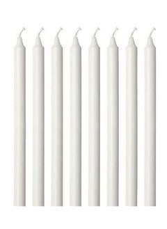 Generic Unscented candles, 30 Pieces, 20 cm - White  - Image 1