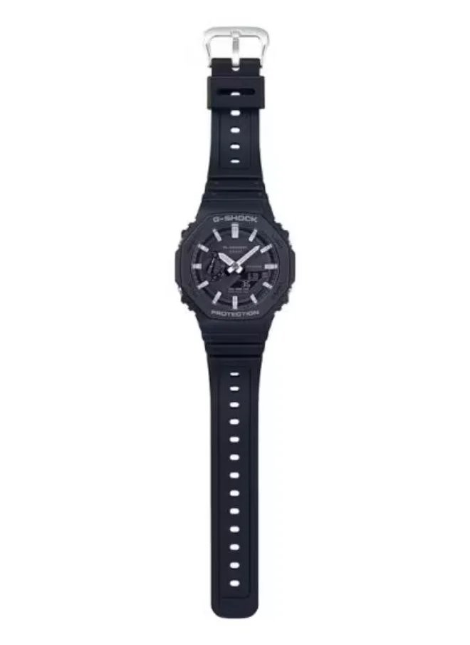 جي شوك Men's Analog-Digital Display Watch With Black Resin Strap - GA-2100-1ADR