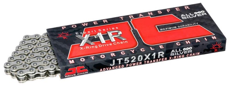 JT Chain JTC520X1R3NN114DL (520 Series) Nickel 114 Link Heavy Duty X-Ring Chain with Connecting Link - Image 5