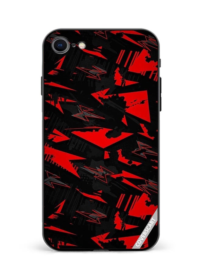 COVERSCART Protective Case Cover For Apple iPhone SE 2022 Abstract Design Multicolour