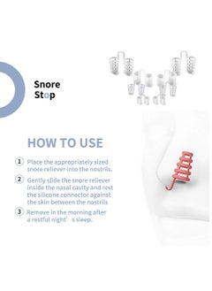 RTYY 8 Pcs Nose Vents Snoring Plug, Reduce Snoring Aid  Sleep aid Device Quieter Restful Sleep，Anti-Snoring Device, Ease Breathing Anti Snoring Effective Snoring Solution, Snore Stop.  - Image 4