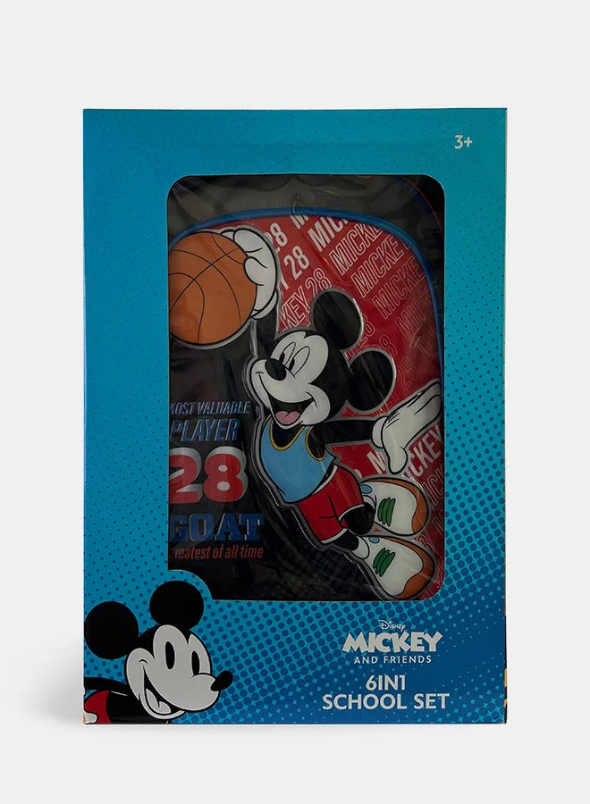Disney Boys Mickey Mouse Greatest of All Time 16" 6in1 Trolley Box Set