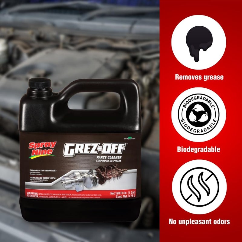 Spray Nine 22701 GrezOff Heavy Duty Degreaser 1 Gallon Packaging may Vary - Image 4