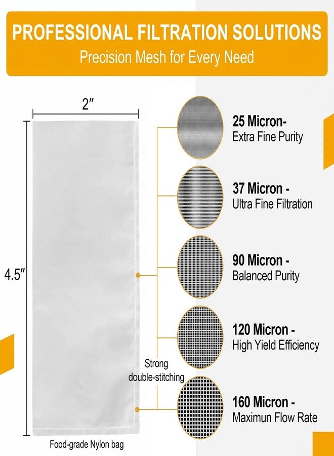 CARGEN Tea Filter Bags - 2 x 4.5 Inch Tea Filter Bags 10 Pack 90 Micron - Image 3