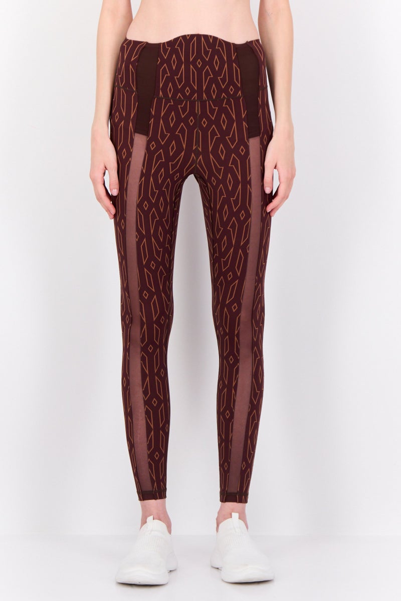 Adidas Adidas x Ivy Park Women Sportswear Fit Training Leggings, Brown - Image 1