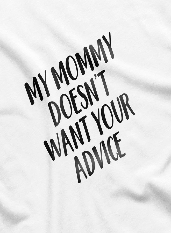 Printique baby girls Organic One Piece Short Sleeve Funny Trendy Minimal 0-12 Months My Mommy Doesn't Want BodySuit, White, 3-6 Months - Image 5