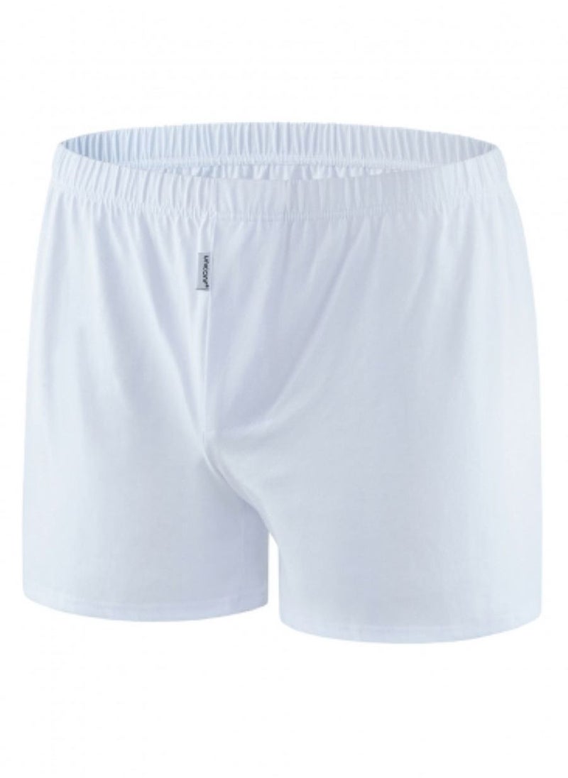 Generic 100% Cotton Boxer Style Underpants Size S - White 