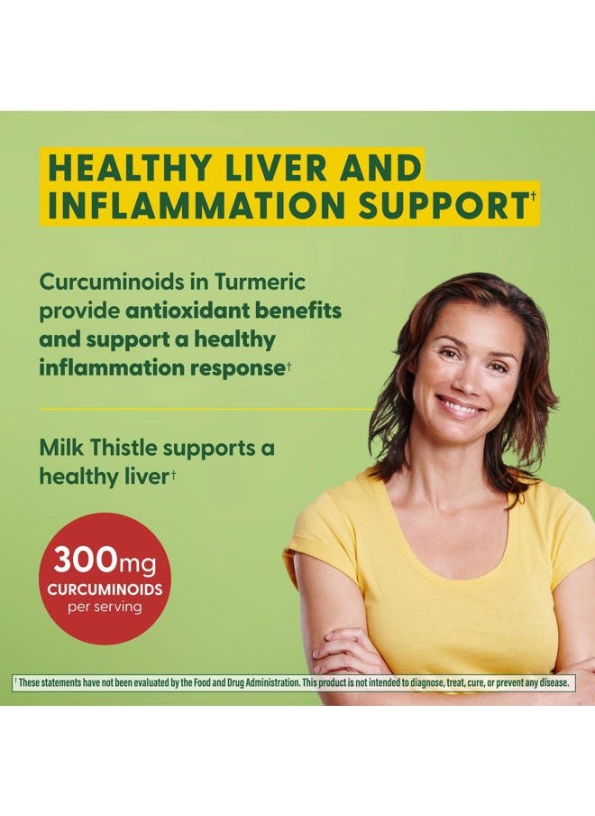 MegaFood Turmeric Curcumin Extra Strength - Liver Support - Turmeric Curcumin with Black Pepper and Milk Thistle Extract - Vegan - Made Without 9 Food Allergens - 60 Tabs (30 Servings)  - Image 4