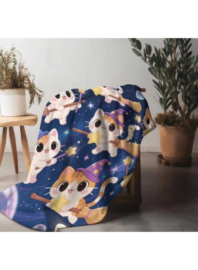 general Wisdom Fairy (latest) flannel thin blanket (warm and comfortable, suitable for sleep, game use, dust and sandproof) 150cm*200cm - 4 - Image 3