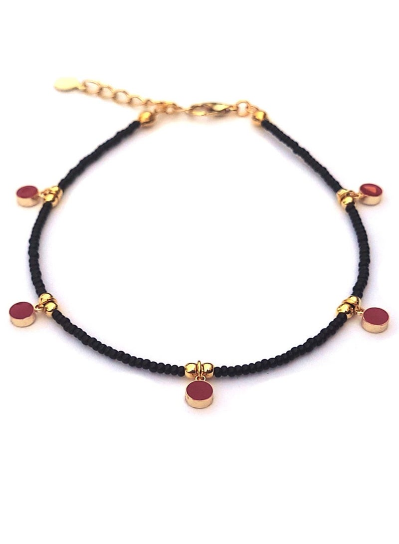 Alwan Long Size Evil Eye Anklet  - Image 1
