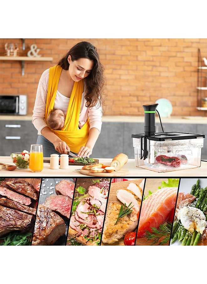 Sous Vide Machines, Immersion Circulators, Precision Cooker, with Recipe,Temperature and Time Digital Display Control