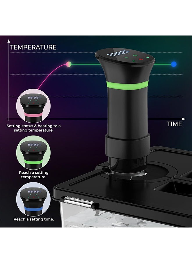 Sous Vide Machines, Immersion Circulators, Precision Cooker, with Recipe,Temperature and Time Digital Display Control