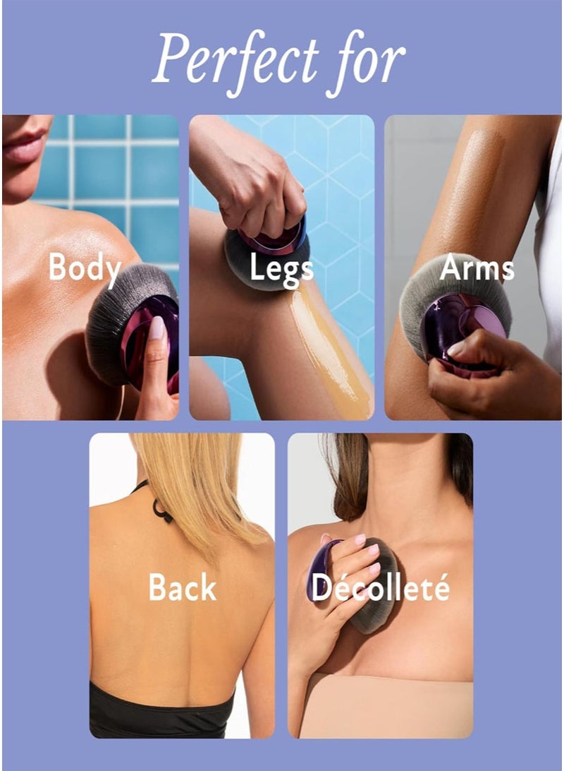 Travel Fantasy Makeup Brush - High-Density Bristles Tanning Self Tanner  Coverage Perfector Large Makeup Brush for Flawless Face & Body Application - Image 4