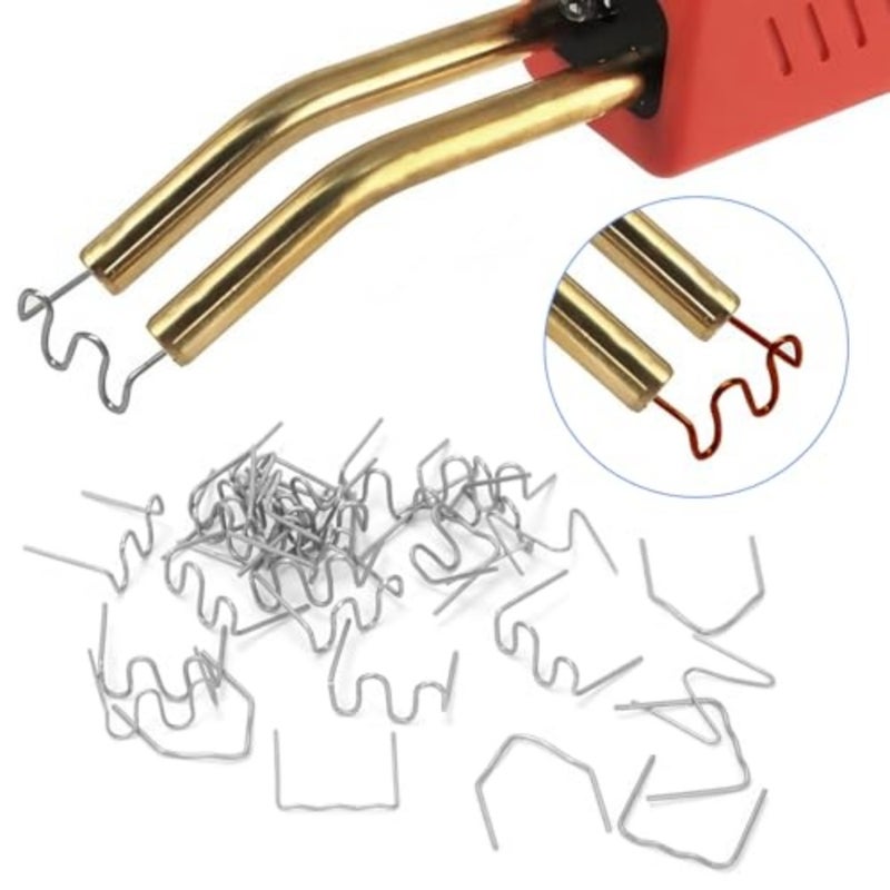 1000pcs Welding S Wave Staples, 2 Size Welding Staples, Stainless Steel Hot Staple kit, Automotive Bumper Repair Staple, Automotive Bumper Repair Weldings Wire Nails - Image 5