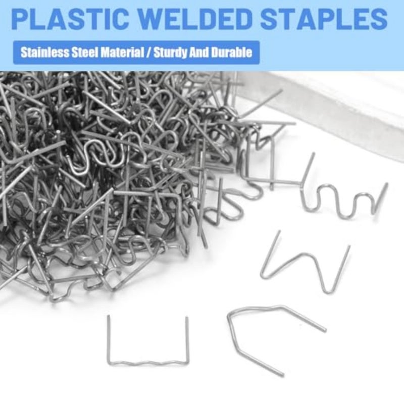 1000pcs Welding S Wave Staples, 2 Size Welding Staples, Stainless Steel Hot Staple kit, Automotive Bumper Repair Staple, Automotive Bumper Repair Weldings Wire Nails - Image 3