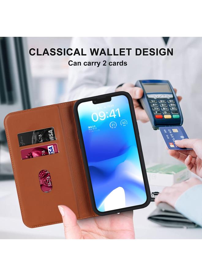 Zaboon Case For iPhone 13 Pro Rhombic MagSafe RFID Anti-Theft Wallet Leather Phone Case - Image 5