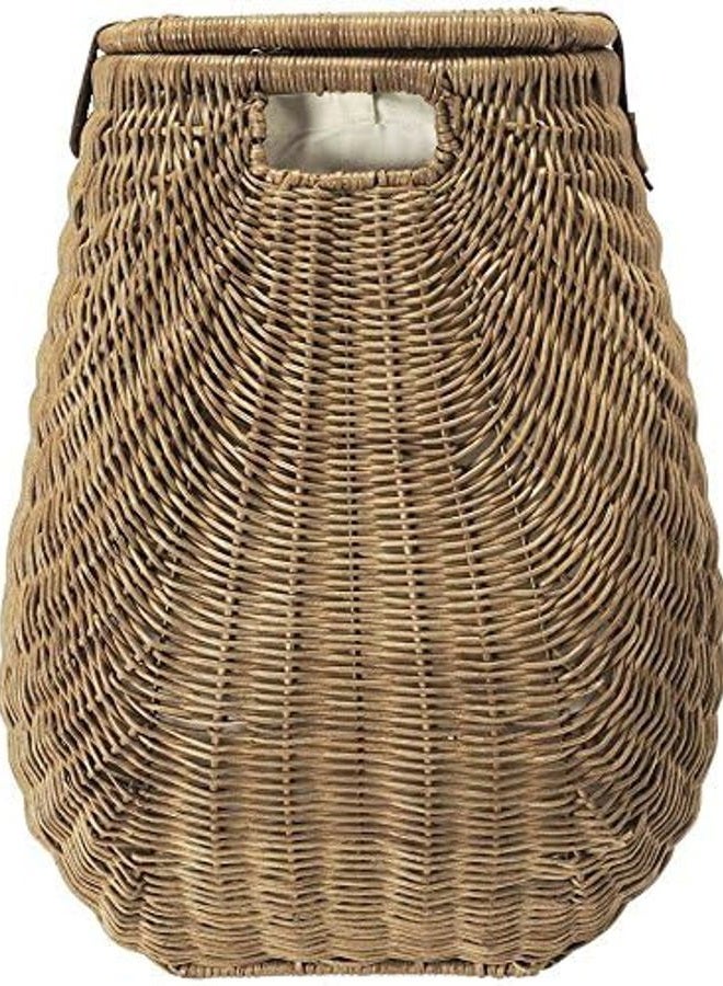 KOUBOO Bulging Wicker 2 Load Capacity Laundry Hamper with Liner - Image 5